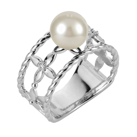 Sterling Silver Freshwater Pearl Ring