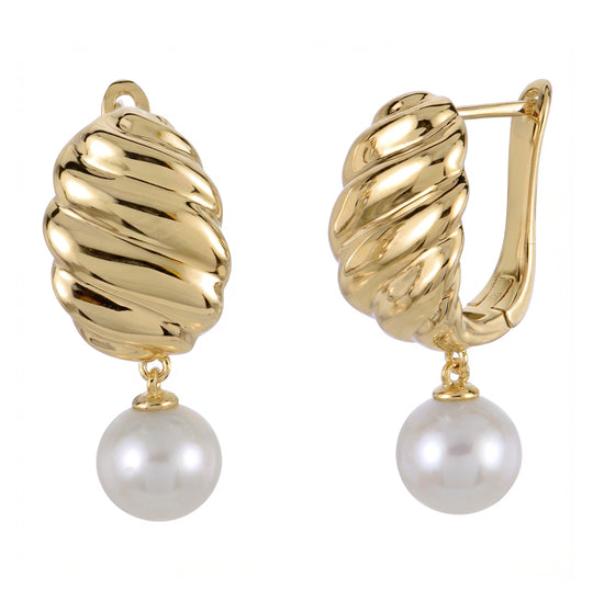 Sterling Silver Freshwater Pearl Earring