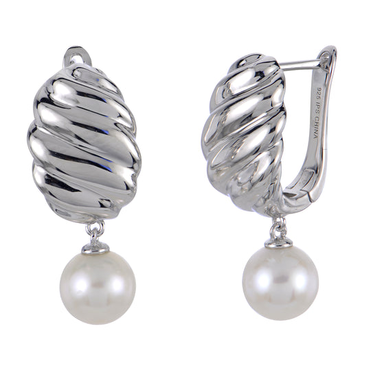 Sterling Silver Freshwater Pearl Earring