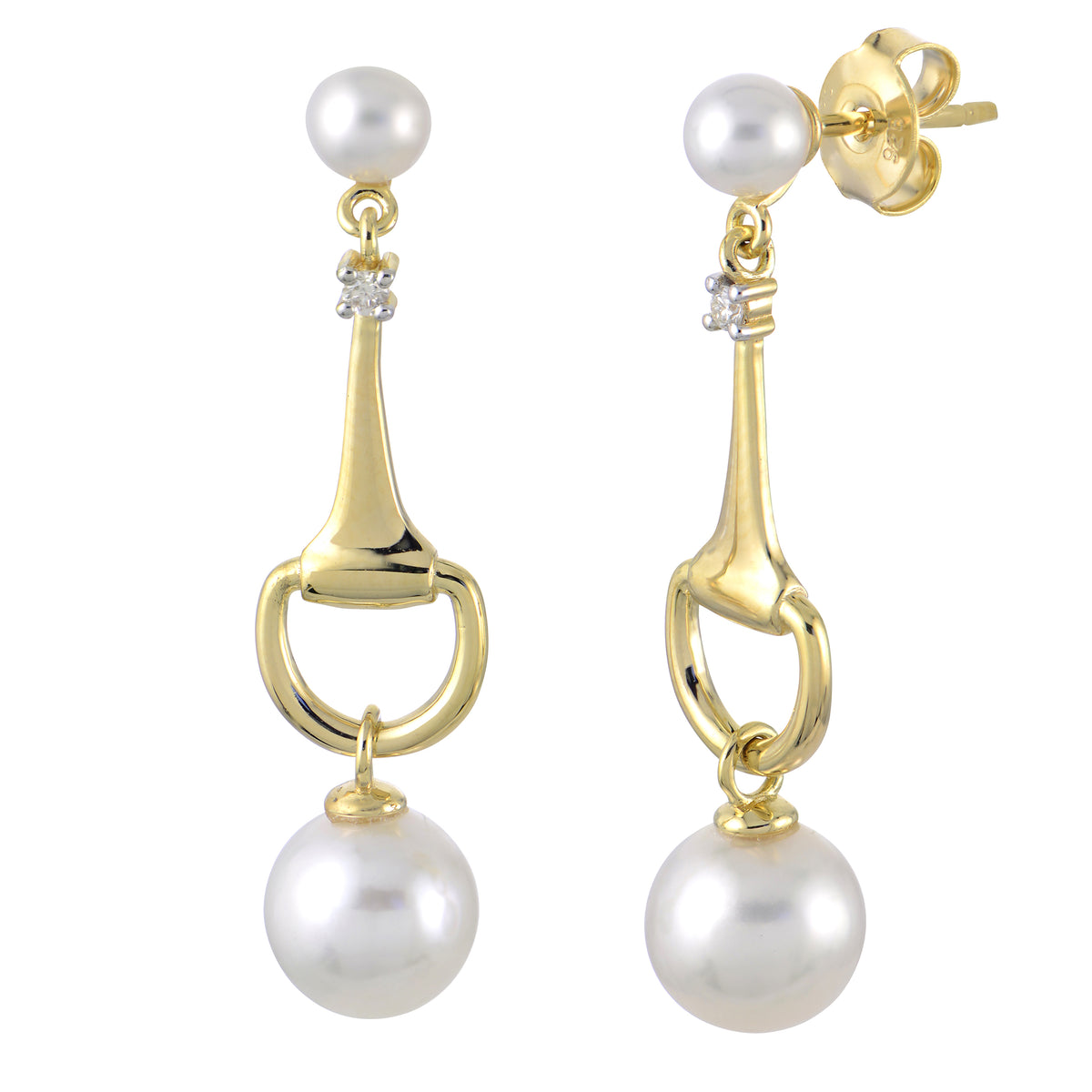 Sterling Silver Freshwater Pearl Earring