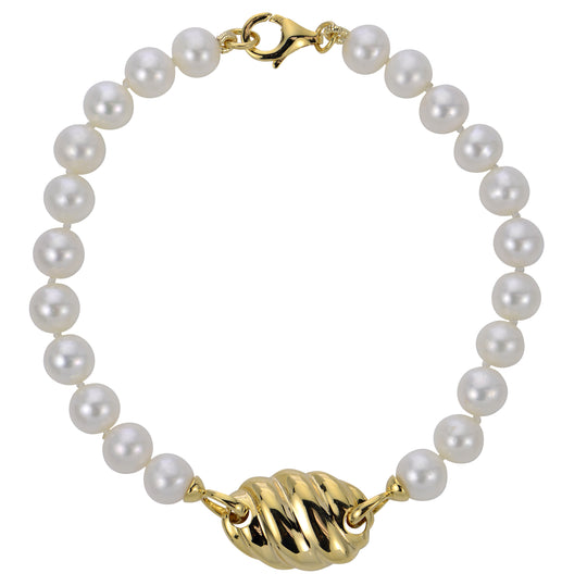 Sterling Silver Freshwater Pearl Bracelet