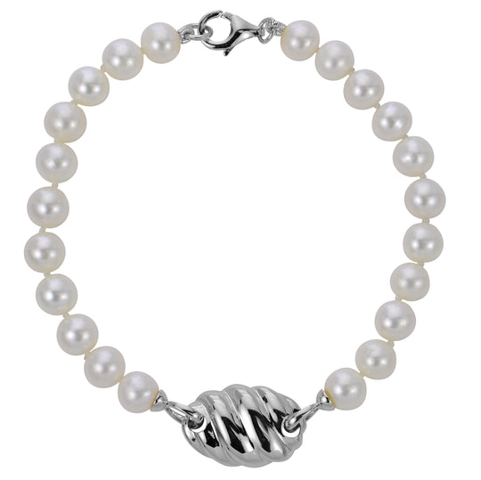 Sterling Silver Freshwater Pearl Bracelet