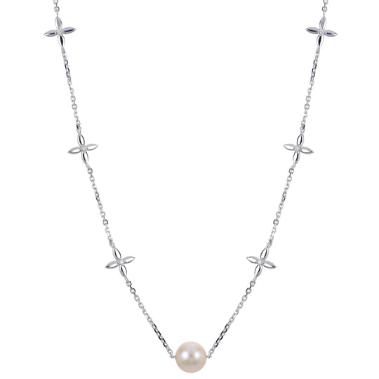 Sterling Silver Freshwater Pearl Necklace