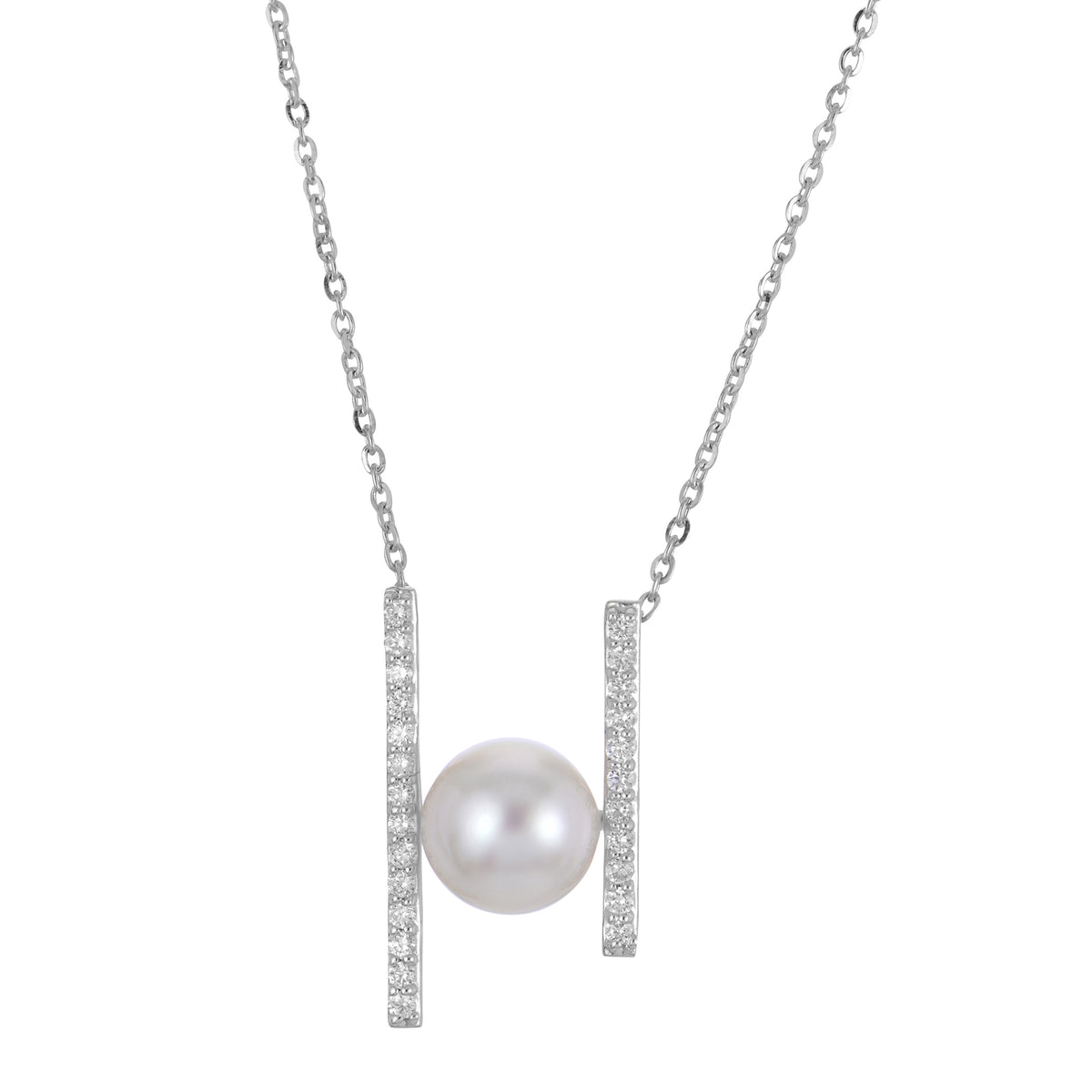 14KT Yellow Gold Akoya Pearl Necklace