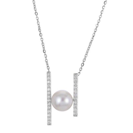 14KT Yellow Gold Akoya Pearl Necklace