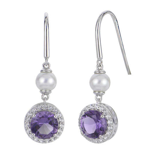 Sterling Silver Freshwater Pearl Earring