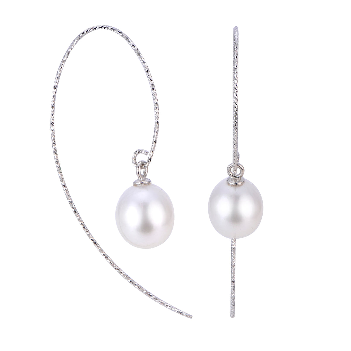Sterling Silver Freshwater Pearl Earring