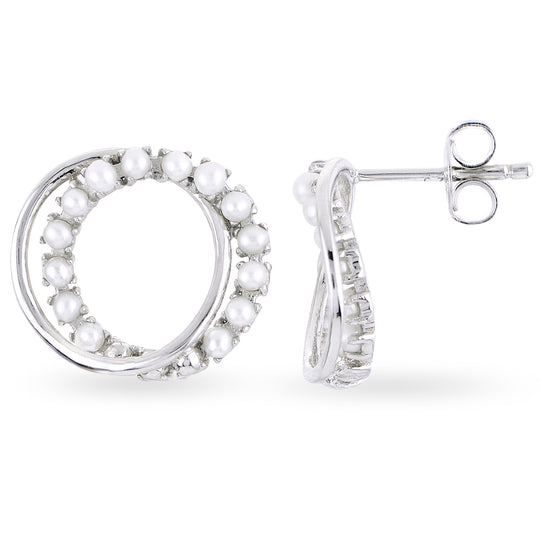 Sterling Silver Freshwater Pearl Earring