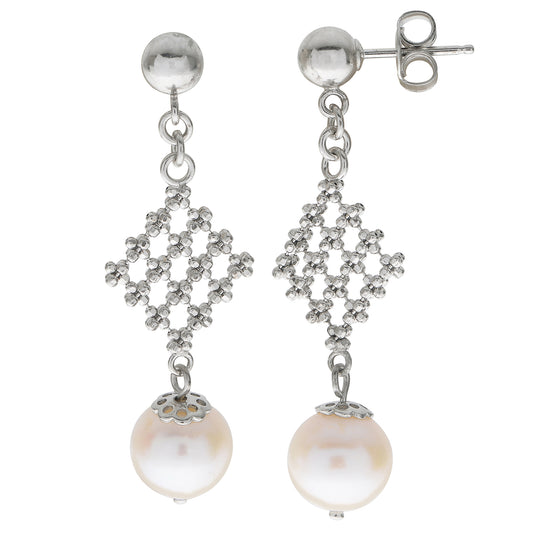 Sterling Silver Freshwater Earring