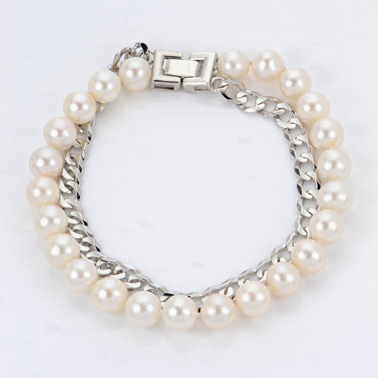 Sterling Silver Freshwater Pearl Bracelet