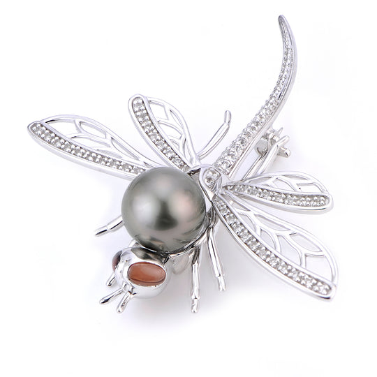 Sterling Silver Tahitian Pearl