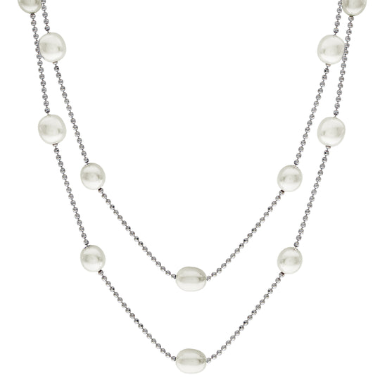 Sterling Silver Freshwater Pearl Necklace