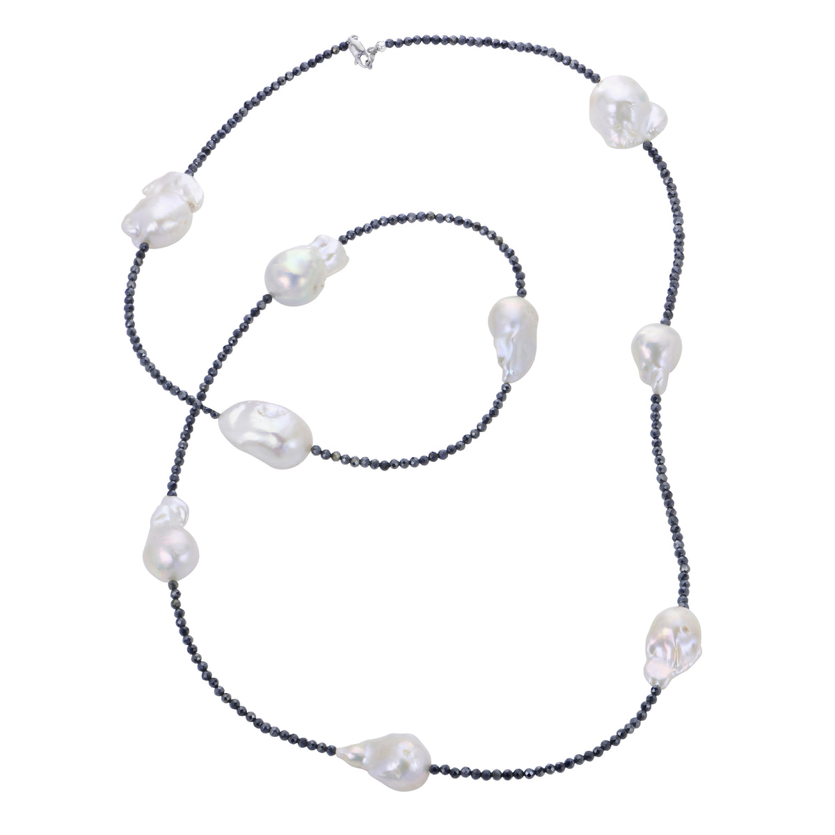 36" Sterling Silver Freshwater Pearl Necklace