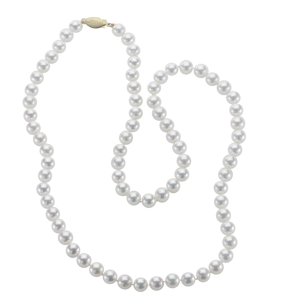 14KT Yellow Gold Akoya Necklace