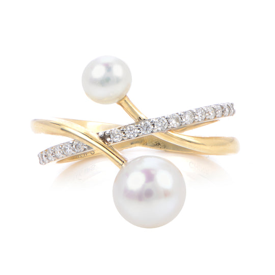 14KT Yellow Gold Freshwater Pearl Ring