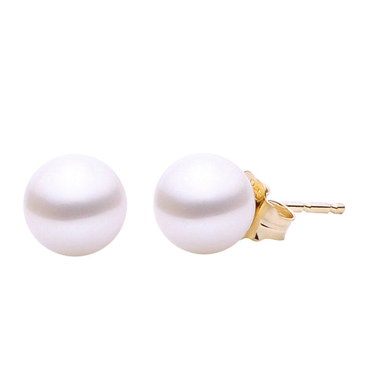 14KT Yellow Gold Freshwater Pearl Earring