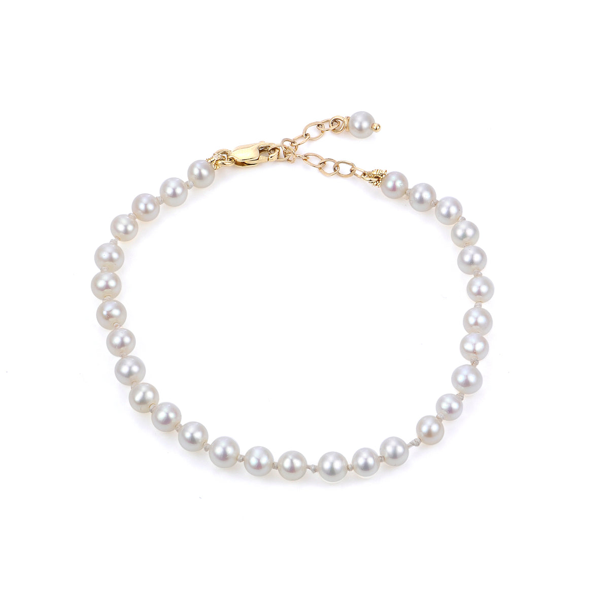 Children's 14KT Yellow Gold Freshwater Pearl Bracelet
