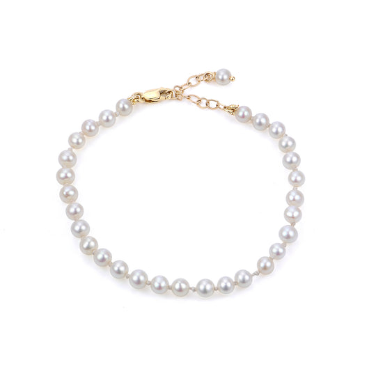 Children's 14KT Yellow Gold Freshwater Pearl Bracelet