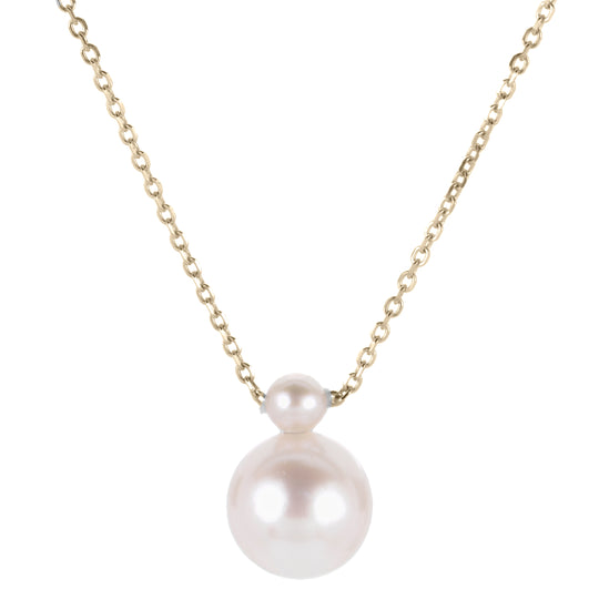 14KT Yellow Gold Freshwater Pearl Necklace