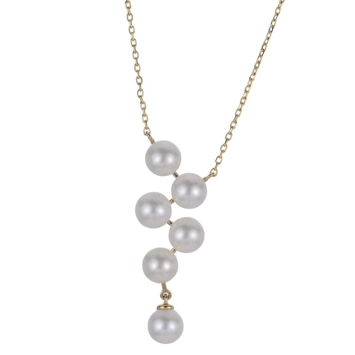 14KT Yellow Gold Freshwater Pearl Necklace