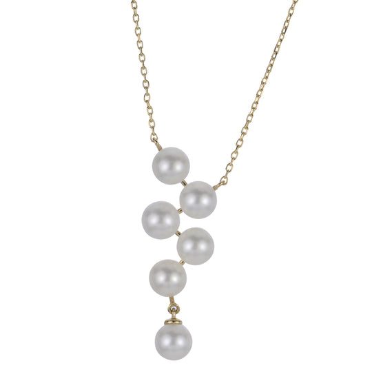 14KT Yellow Gold Freshwater Pearl Necklace