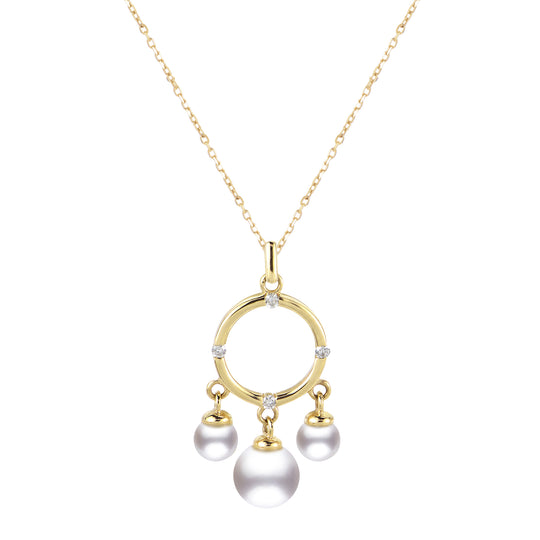 14KT Yellow Gold Freshwater Pearl Pendant
