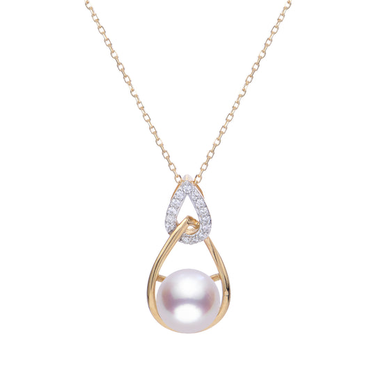 14KT Yellow Gold Akoya Pearl Pendant