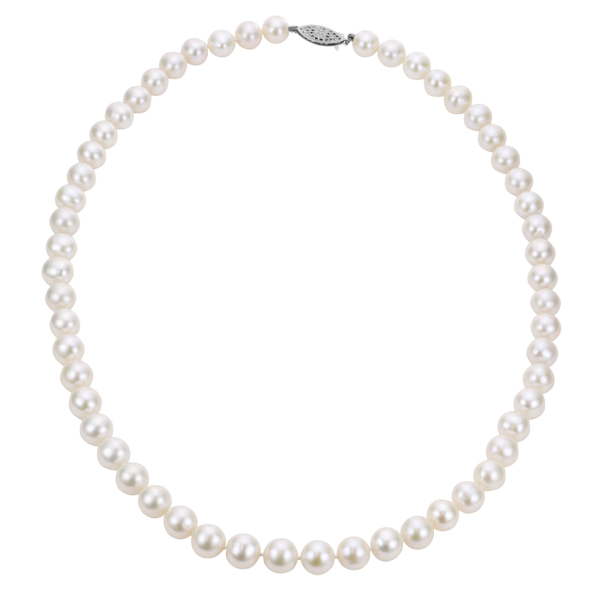 14KT "AA" Quality Freshwater Pearl Strand (Select Size, Length, & Gold Color)