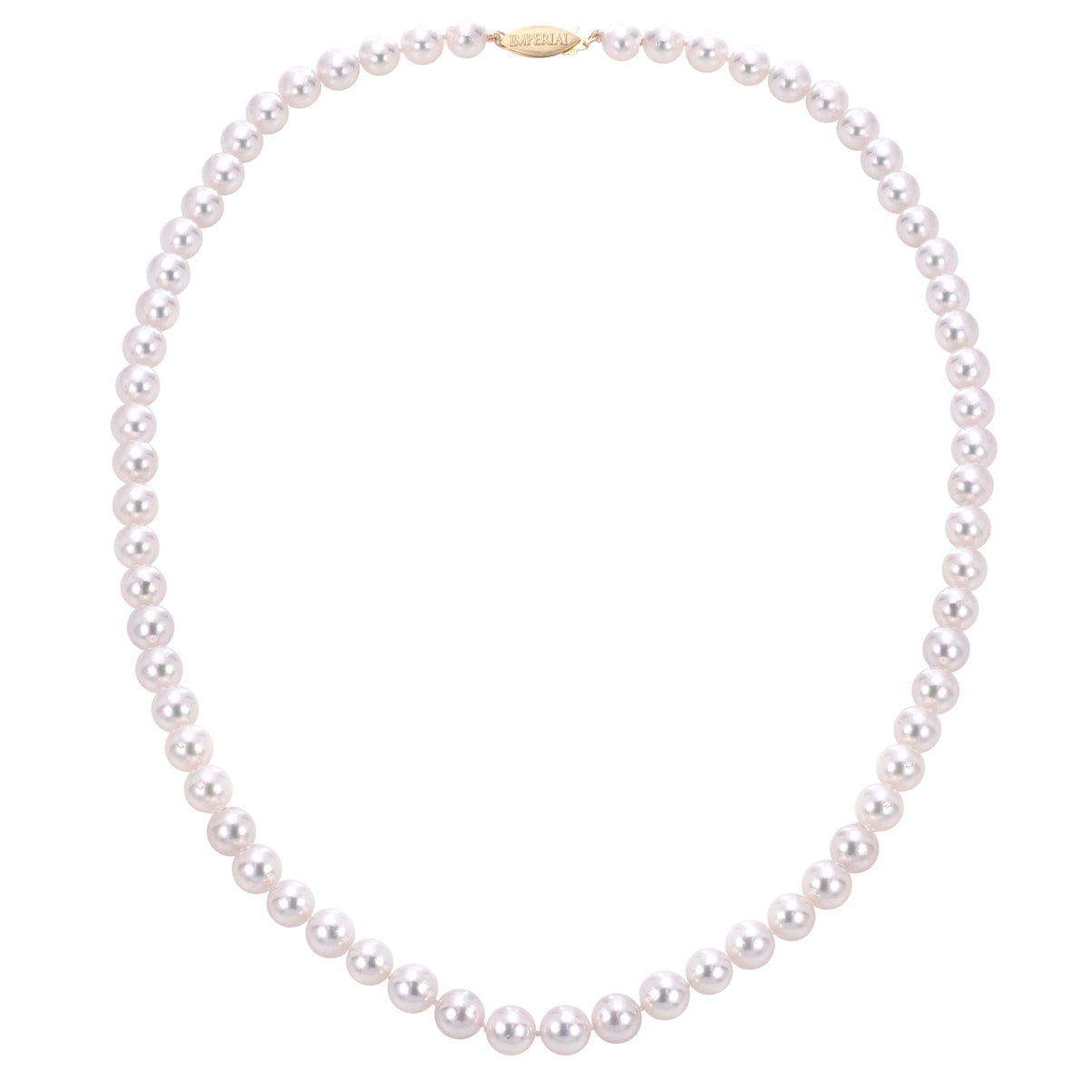 14KT "A" Quality Akoya Pearl Strand (Select Size, Length & Gold Color)